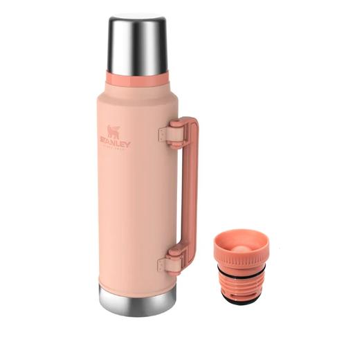 Termo Stanley Original 1.4L Rosa Manija Tapon Cebador  - 0