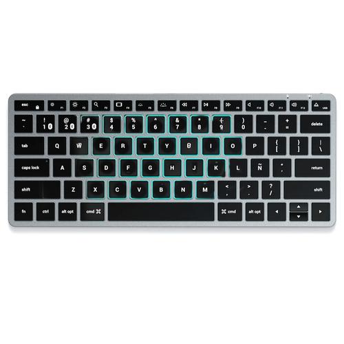 Teclado Bluetooth Satechi Slim X1 Retroiluminado Compacto Inalámbrico - 0