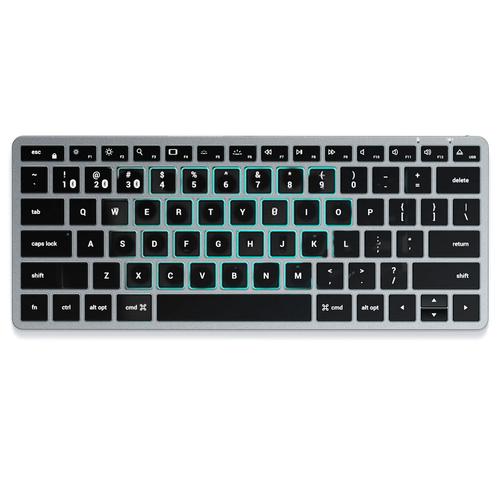 Teclado Bluetooth Satechi Slim X1 Retroiluminado Compacto Inalámbrico - 0