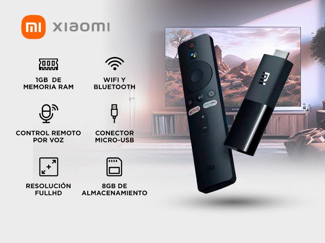 Xiaomi Tv Stick Full HD 1GB Ram 8GB Rom Con Control Netflix Android - 1
