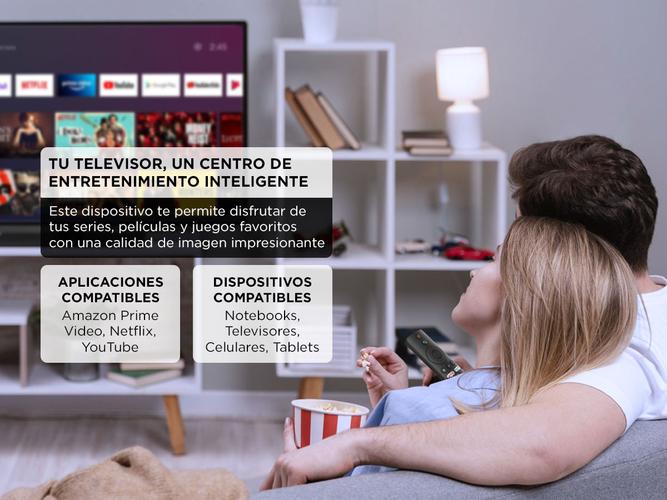 Xiaomi Tv Stick Full HD 1GB Ram 8GB Rom Con Control Netflix Android - 2