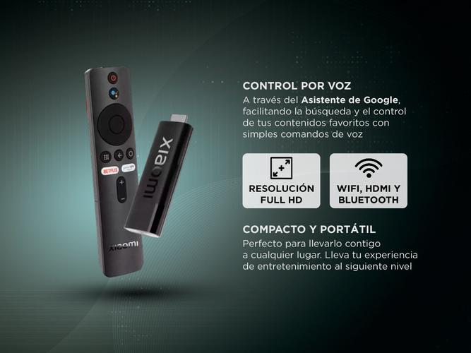 Xiaomi Tv Stick Full HD 1GB Ram 8GB Rom Con Control Netflix Android - 3