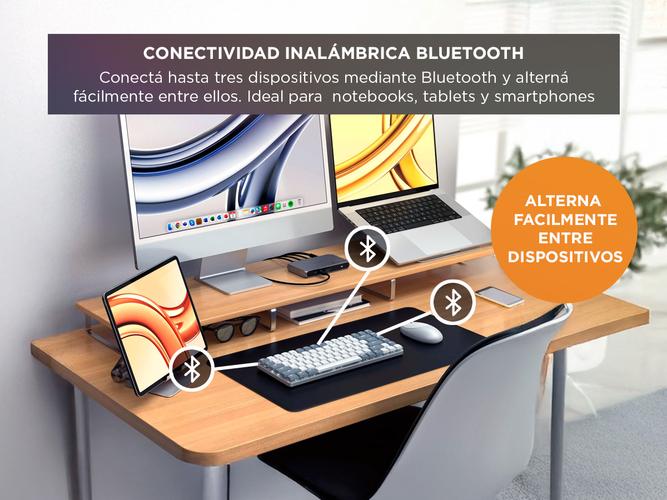 Teclado Mecánico Satechi Conexión Inalámbrica LED - 2