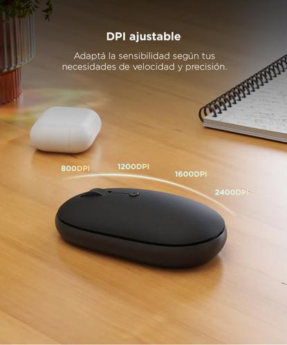 Mouse Inalámbrico Satechi OntheGo™ Bluetooth Batería Recargable USB-C Negro - 4