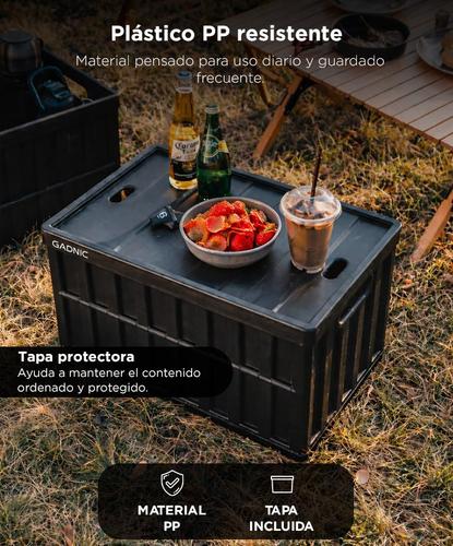 Caja de Almacenamiento Gadnic Plegable 64 Litros con Tapa  - 4