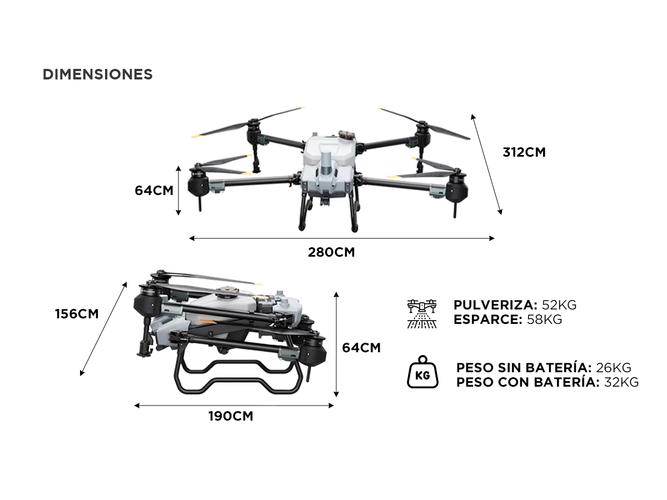 Drone DJI AGRAS T20P Agrícola Alto Rendimiento - 5