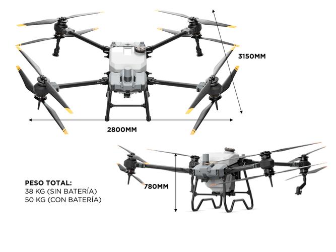 Drone Agras T40 DJI Combo Baterías Control Inteligente y Cargador - 5
