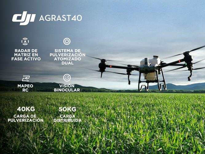 Drone Agras T40 DJI Combo Control Inteligente Baterías y Cargador - 1