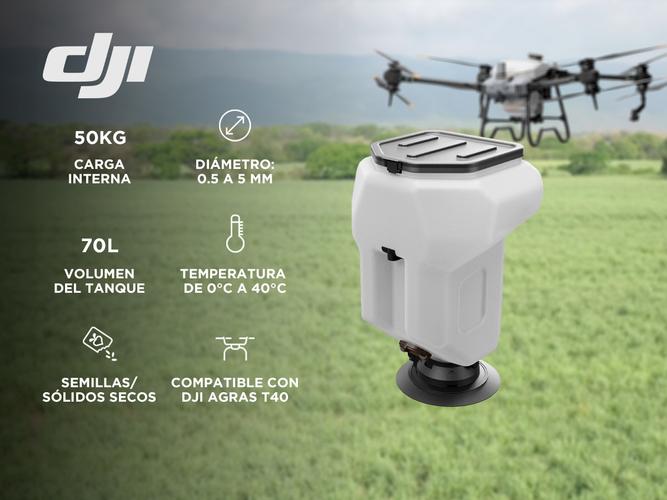  Tanque Esparcidor de Sólidos DJI Agras T40 Pulverizador de Drones  - 1