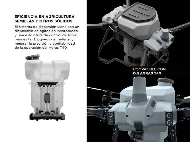  Tanque Esparcidor de Sólidos DJI Agras T40 Pulverizador de Drones  - 2