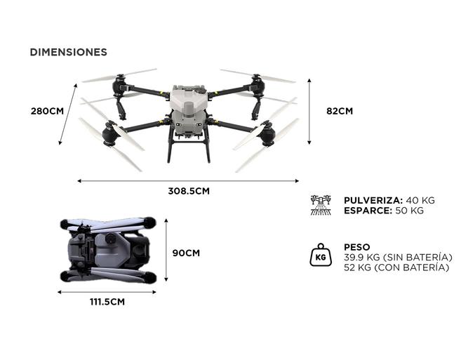 Drone Agricultura DJI Agras T50  - 5