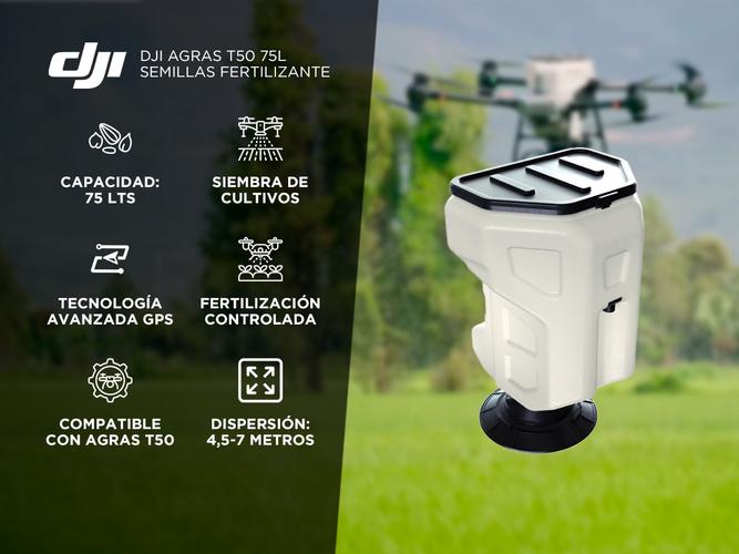Sistema de Esparcimiento DJI Agras T50 75L Semillas Fertilizante - 1