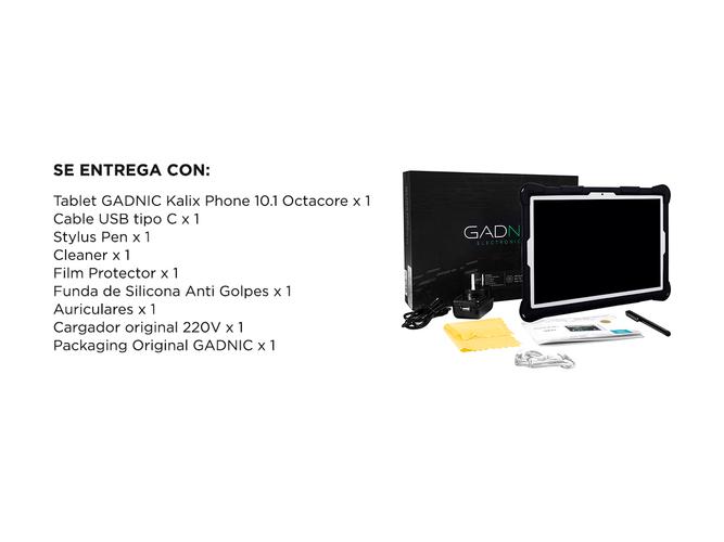 Tablet Gadnic Kalix Phone Gamer 4G LTE Octacore 32gb 3gb 10