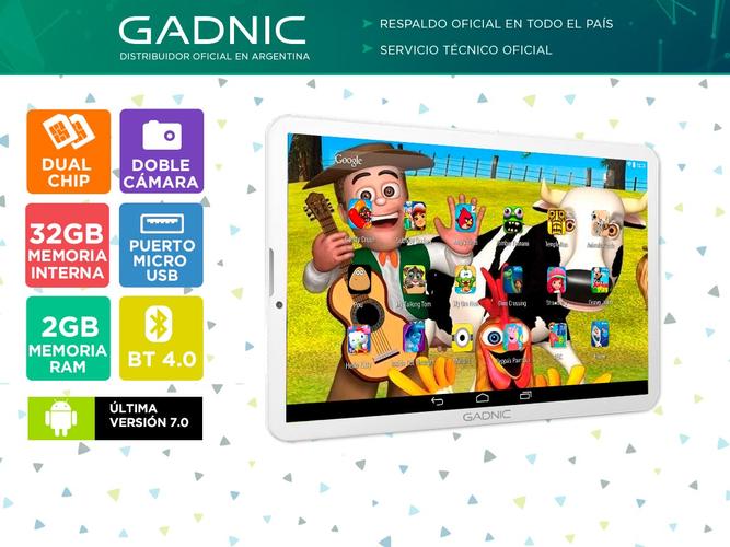 Tablet Gadnic Kids 3G Quadcore 32gb 2gb 7