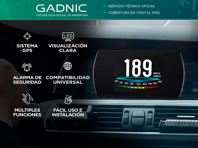 Velocimetro Avanzado Gadnic Con Display Para Auto  - 1