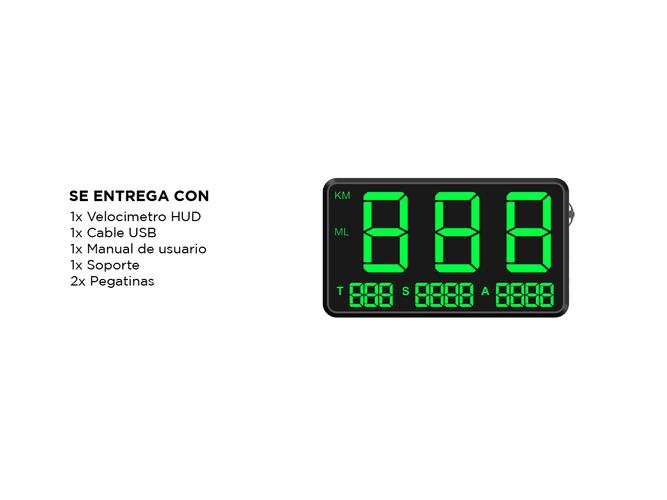 Velocimetro Auto Gadnic Digital Gps Reloj Tablero - 4