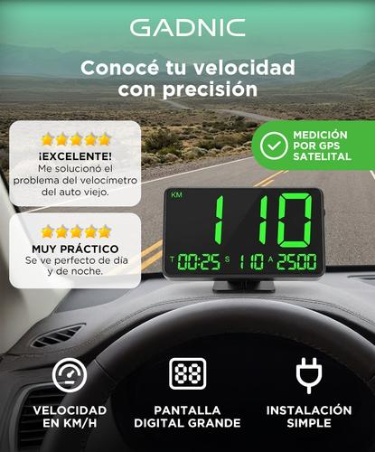 Velocimetro Auto Gadnic Digital Gps Reloj Tablero - 1