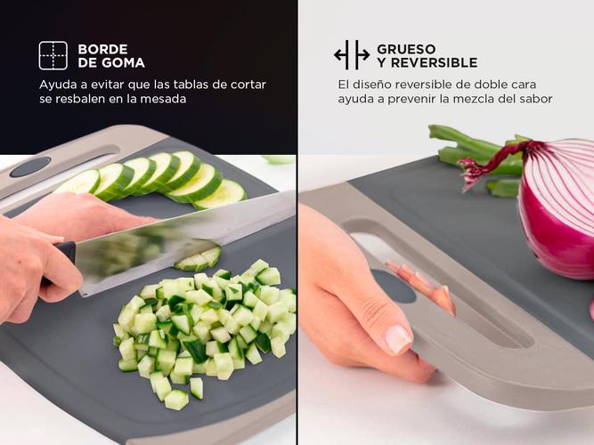 Juego x3 Tablas de Cortar Gadnic Antideslizantes  - 3