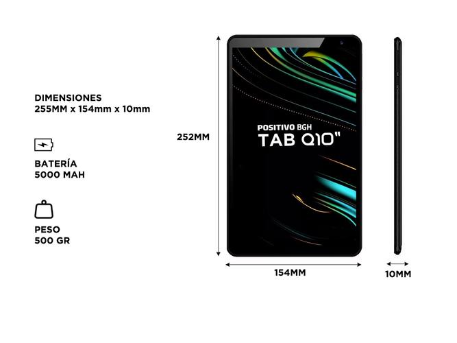 Tablet Positivo BGH TAB Q10 2gb Ram 64gb PIK123454 Android Negro - 4