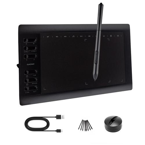 Tableta Gráfica Gadnic TBG123 10 x 6 Con 8192 Niveles De Presión Y 22 Accesos Directos - 0
