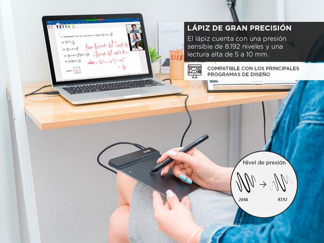 Tableta Gráfica Diseño XP-PEN Star G640 con Lápiz - 2