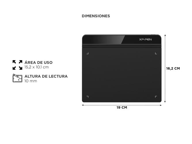 Tableta Gráfica Diseño XP-PEN Star G640 con Lápiz - 3
