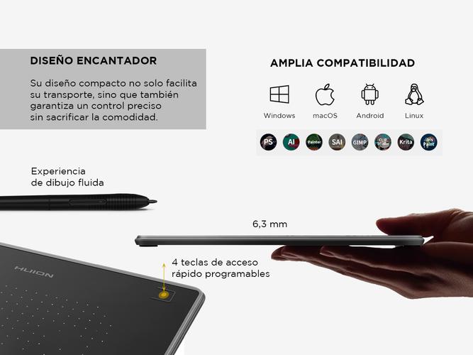 Tableta Gráfica Huion De Dibujo Profesional - 3