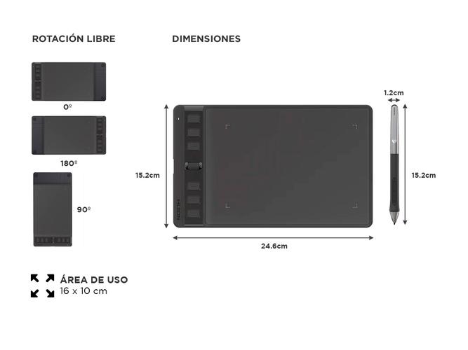 Tableta Digitalizadora Huion De Dibujo Profesional - 4