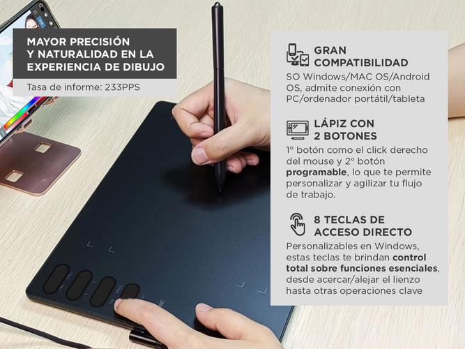 Tableta Gráfica Gadnic con Lápiz Óptico - 3