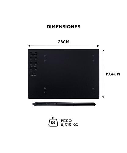 Tableta Gráfica Gadnic con Lápiz Óptico - 5