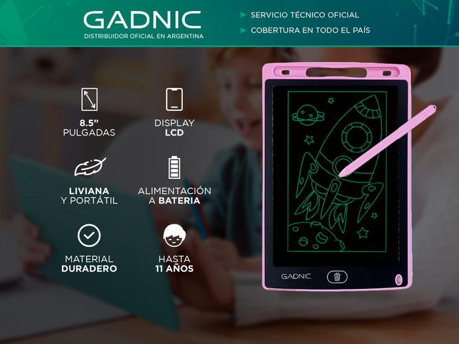 Pizarra Mágica Infantil TG4X Gadnic Con Lápiz  - 1