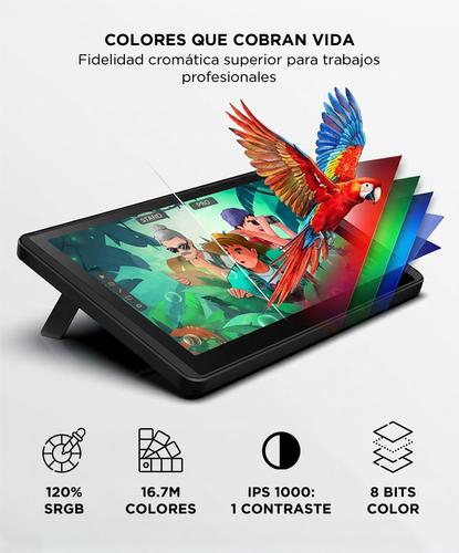 Tableta Gráfica Digitalizadora Gadnic con Pantalla 116 IPS Uso Profesional Guante de Dibujo y Soporte Incluido - 2