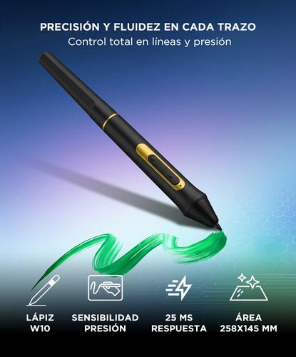 Tableta Gráfica Digitalizadora Gadnic con Pantalla 116 IPS Uso Profesional Guante de Dibujo y Soporte Incluido - 3