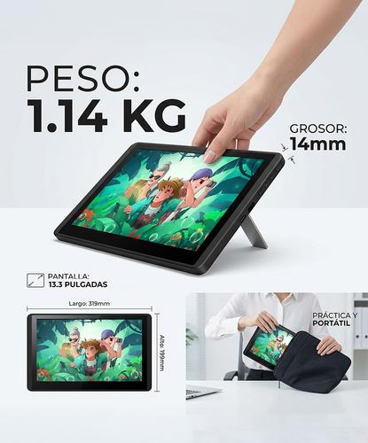 Tableta Gráfica Digitalizadora Gadnic con Pantalla 116 IPS Uso Profesional Guante de Dibujo y Soporte Incluido - 5