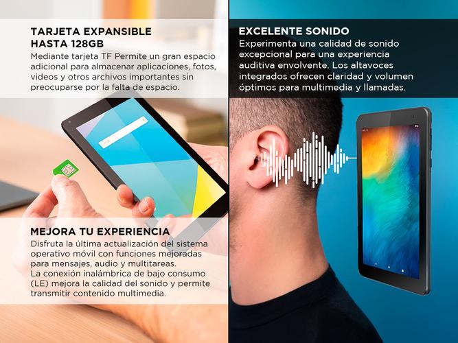 Tablet Gadnic 7 Pulgadas 32GB Android 13 Bluetooth - 2