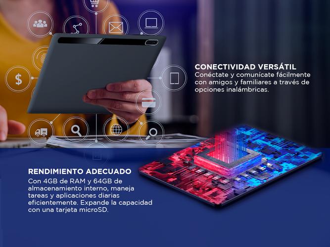 Tablet Gadnic 4GB RAM 64GB Android 10 Pulgadas  - 3
