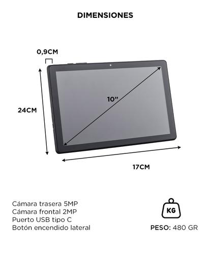 Tablet Gadnic 4GB RAM 64GB Android 10 Pulgadas  - 5