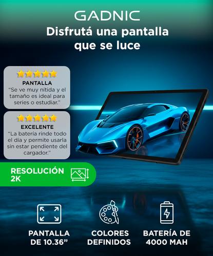 Tablet Gadnic 4 GB RAM 64GB Android 1036 - 1