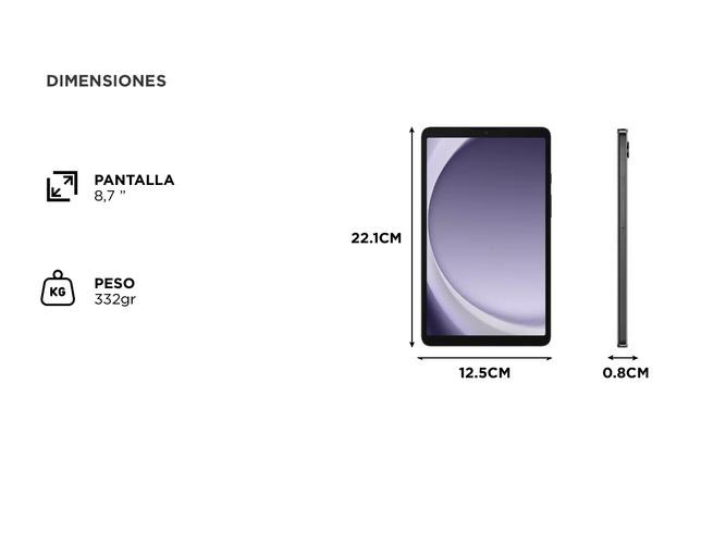 Tablet Samsung Galaxi  A9 SMX110 64gb silver Outlet - 4