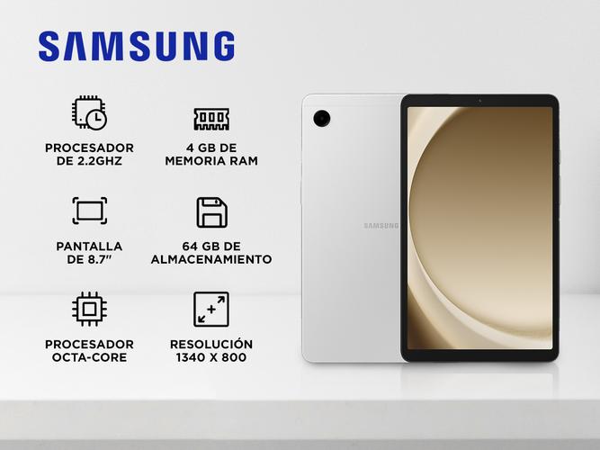 Tablet Samsung Galaxy TAB A9 8.7&quot4GB RAM 64GB SM-X110 - 1
