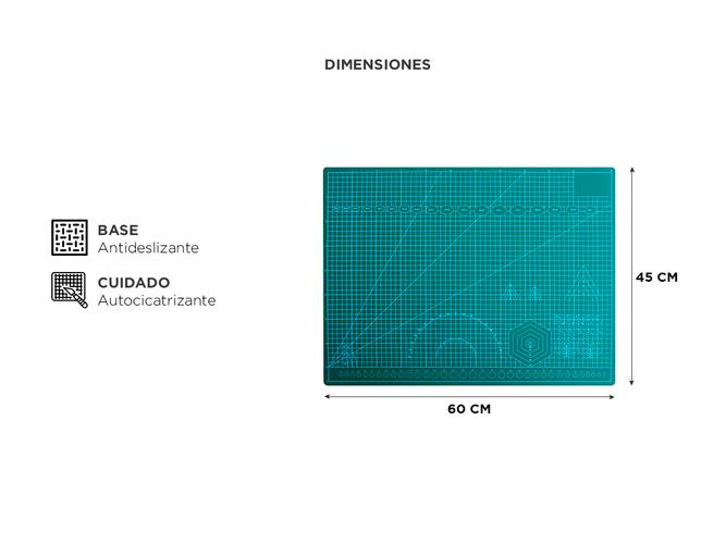 Base Tablero Tabla Para Corte Gadnic COR01 Antideslizante - 3