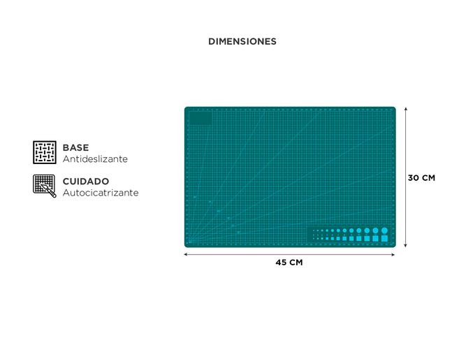 Tabla Plancha Tabla Para Corte Gadnic COR02 Antideslizante - 3