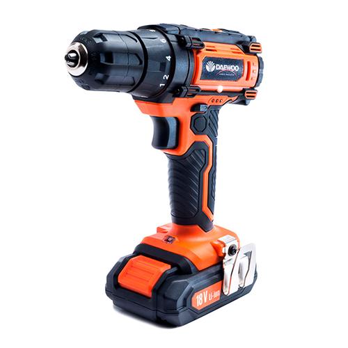 Taladro Atornillador Inalambrico Daewoo 18v Litio +accesorio DACD1800V2 - 0