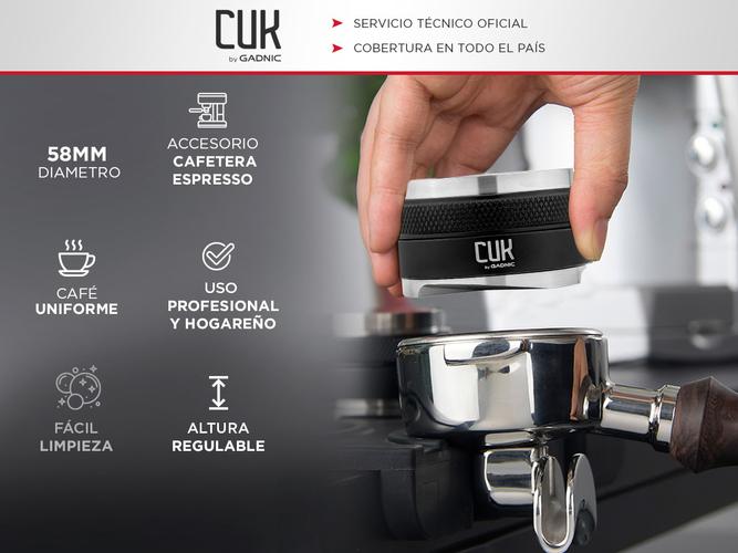 Tamper Distribuidor De Café Cuk TMP2 Acero Inoxidable - 1