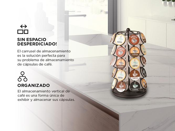 Porta Cápsulas de cafe gadnic Sort2 giratorio para 35 capsulas  - 3
