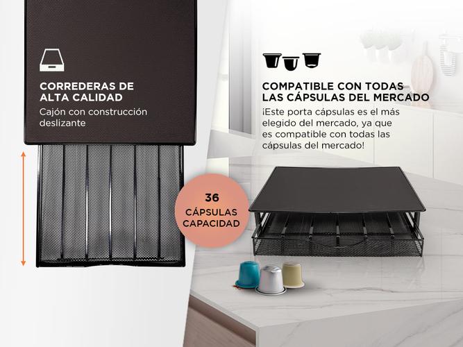 Cajón Gadnic Sort 36 Porta Cápsulas de Café - 2