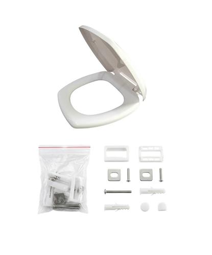 Tapa de Inodoro Rieti By Gadnic Asiento Soft Close Antigolpes Universal - 6