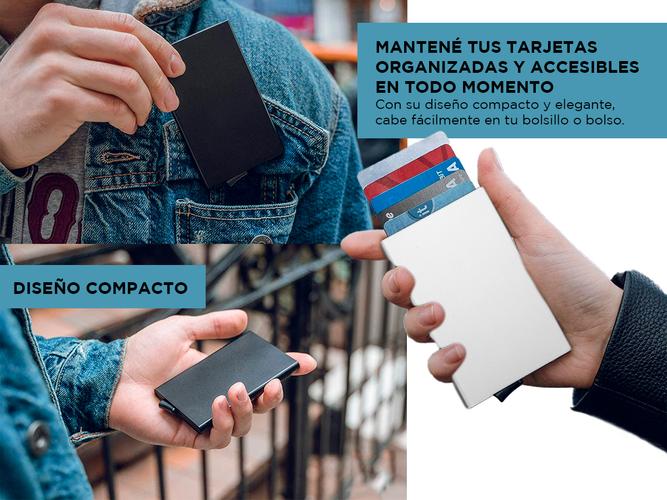 Tarjetero Antidesmagnetización Gadnic Diseño Compacto  - 2