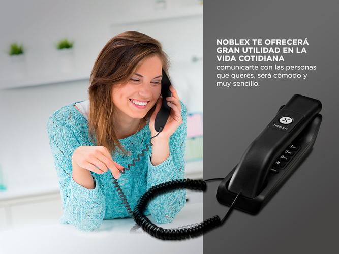 Telefono de mesa o pared Noblex Con cable NCT200PI - 2