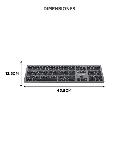 Teclado Inalámbrico Gadnic Universal Recargable - 5
